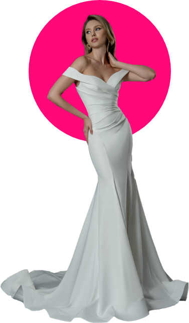 Modern Strapless Wedding Dresses by Myline's Bridal in Greensboro, NC