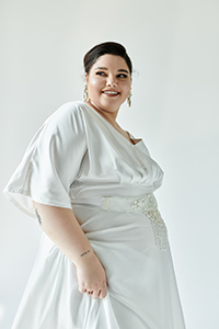 Plus size wedding dress